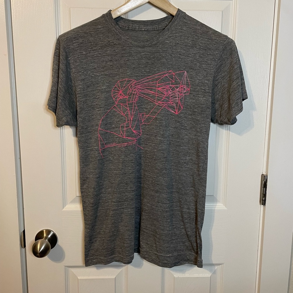 *RARE* Grizzly Bear ‘Yellow House’ heather gray tee w/ abstract graphic sz M